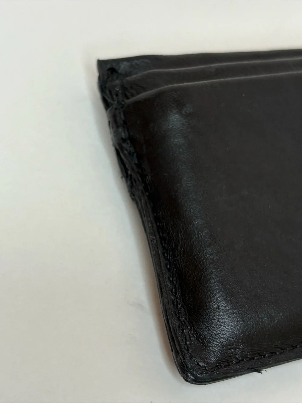 CHANEL Black Leather Card Holder